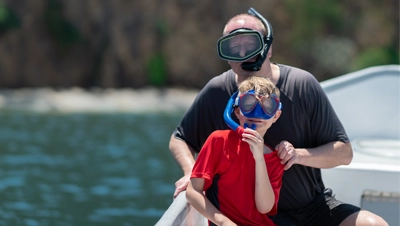 snorkeling in jaco